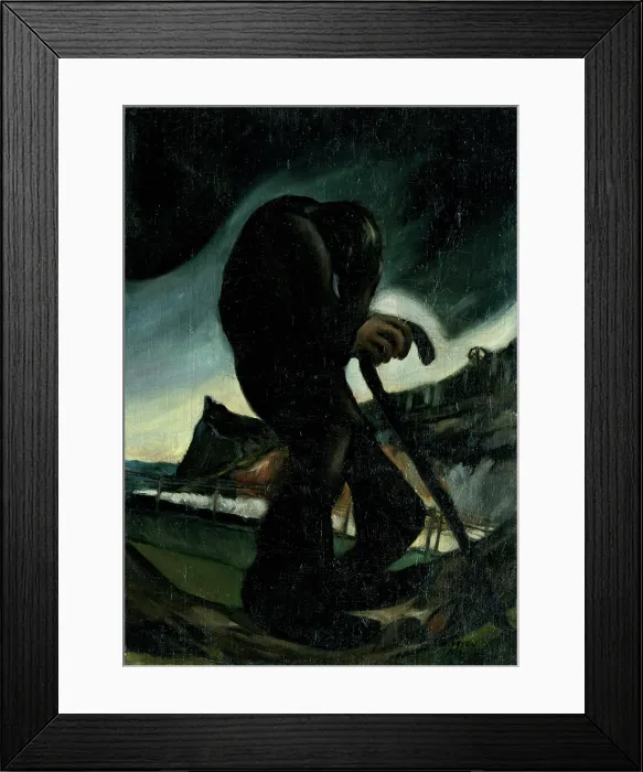 Framed Print : Wandering Jew, 1927. Creator: Zolo Palugyay Framed Print : Wandering Jew, 1927. Creator: Zolo Palugyay
