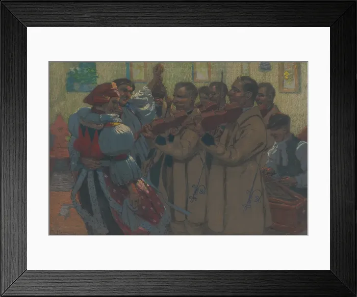 Framed Print : Samko Dudik with his Band, 1927. Creator: Anton Frolka Framed Print : Samko Dudik with his Band, 1927. Creator: Anton Frolka
