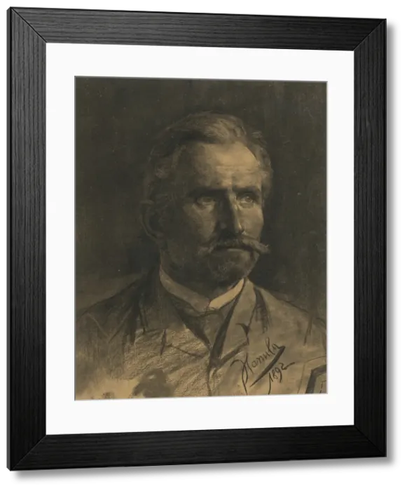 Framed Print : Study of a Man's Head with a Beard and Moustache, 1892. Creator: Jozef Hanula. Study of a Man's Head with a Beard and Moustache, 1892. Creator: Jozef Hanula Framed Print : Study of a Man's Head with a Beard and Moustache, 1892. Creator: Jozef Hanula. Study of a Man's Head with a Beard and Moustache, 1892. Creator: Jozef Hanula
