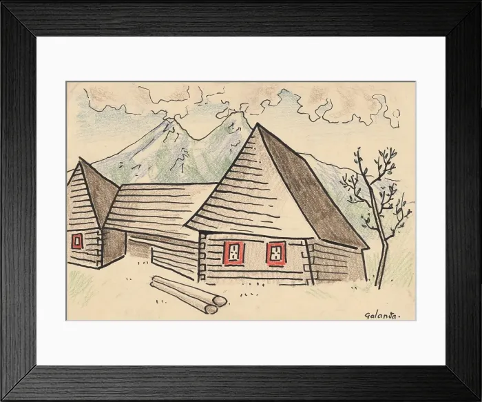 Framed Print : Zdiar, around 1934. Creator: Mikulas Galanda Framed Print : Zdiar, around 1934. Creator: Mikulas Galanda