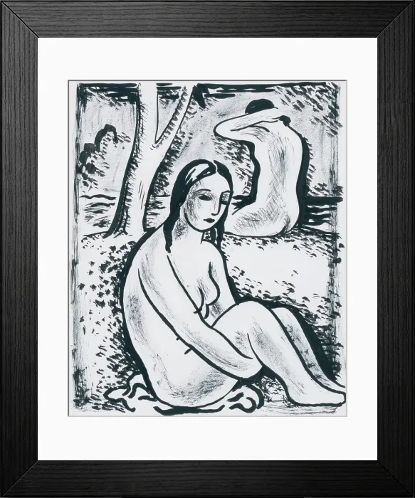 Framed Print : Rest, around 1930-1932. Creator: Mikulas Galanda Framed Print : Rest, around 1930-1932. Creator: Mikulas Galanda