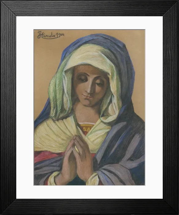 Framed Print : Our Lady, 1944. Creator: Jozef Hanula