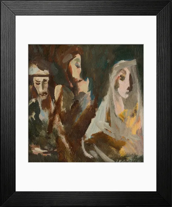 Framed Print : Wedding, 1942. Creator: Bedrich Hoffstadter Framed Print : Wedding, 1942. Creator: Bedrich Hoffstadter
