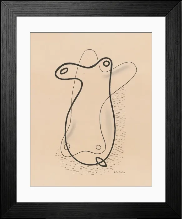 Framed Print : Game of forms, 1930-1931. Creator: Mikulas Galanda Framed Print : Game of forms, 1930-1931. Creator: Mikulas Galanda