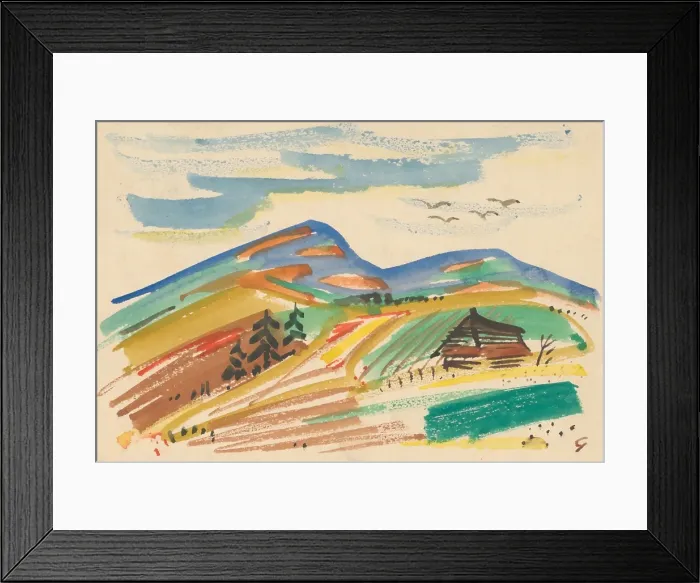 Framed Print : Turcianske Teplice, 1934-1935. Creator: Mikulas Galanda Framed Print : Turcianske Teplice, 1934-1935. Creator: Mikulas Galanda