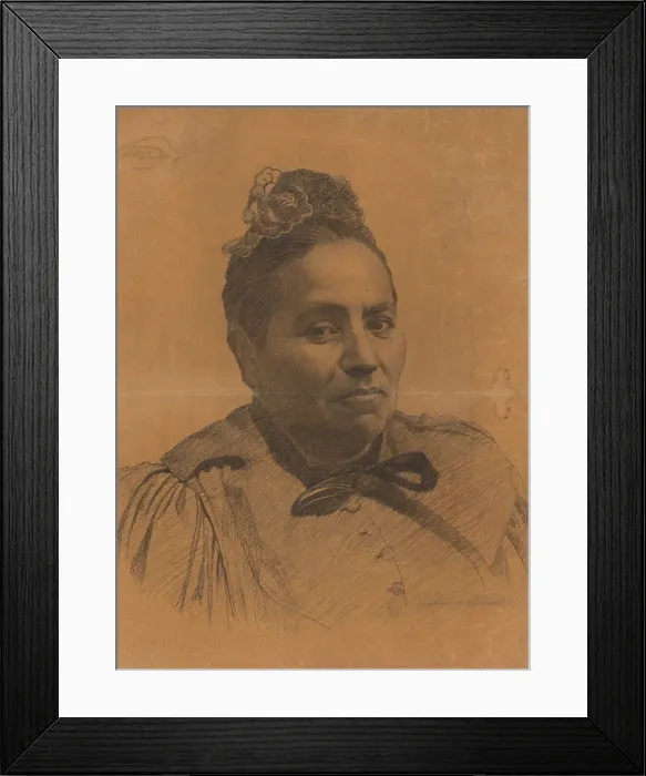 Framed Print : Study of a woman, 1905-1907. Creator: Ferdinand Katona Framed Print : Study of a woman, 1905-1907. Creator: Ferdinand Katona