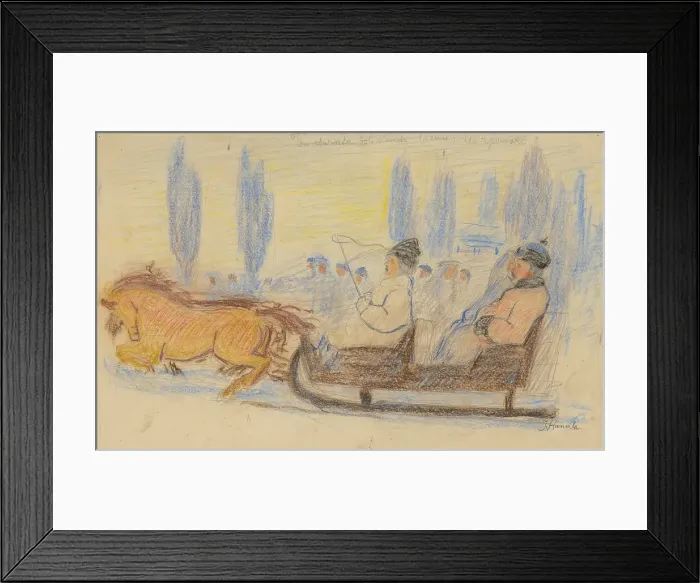Framed Print : The mayor was in town, around 1930. Creator: Jozef Hanula Framed Print : The mayor was in town, around 1930. Creator: Jozef Hanula