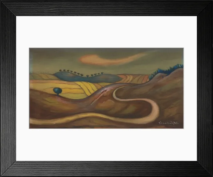 Framed Print : Journey, 1948. Creator: Peter Konecny Framed Print : Journey, 1948. Creator: Peter Konecny