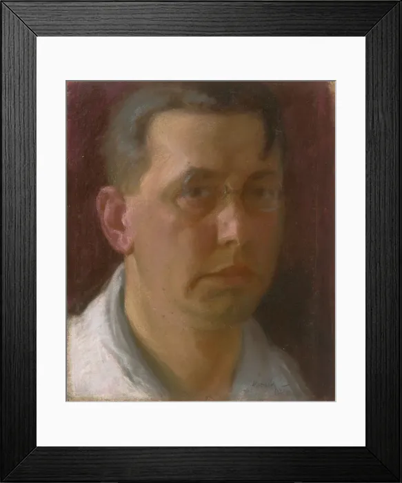 Framed Print : Self-portrait, 1922. Creator: Andrej Kovacik Framed Print : Self-portrait, 1922. Creator: Andrej Kovacik