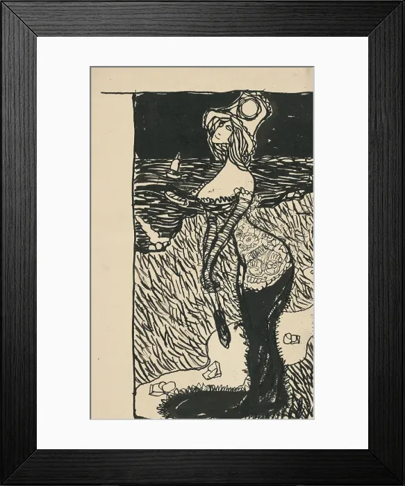 Framed Print : Caricature of women's fashion, 1908-1912. Creator: Konstantin Kovari-Kacmarik. Caricature of women's fashion, 1908-1912. Creator: Konstantin Kovari-Kacmarik Framed Print : Caricature of women's fashion, 1908-1912. Creator: Konstantin Kovari-Kacmarik. Caricature of women's fashion, 1908-1912. Creator: Konstantin Kovari-Kacmarik