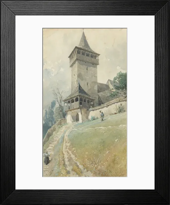 Framed Print : Church in Rimavska Bana, 1906. Creator: Jan Koula Framed Print : Church in Rimavska Bana, 1906. Creator: Jan Koula