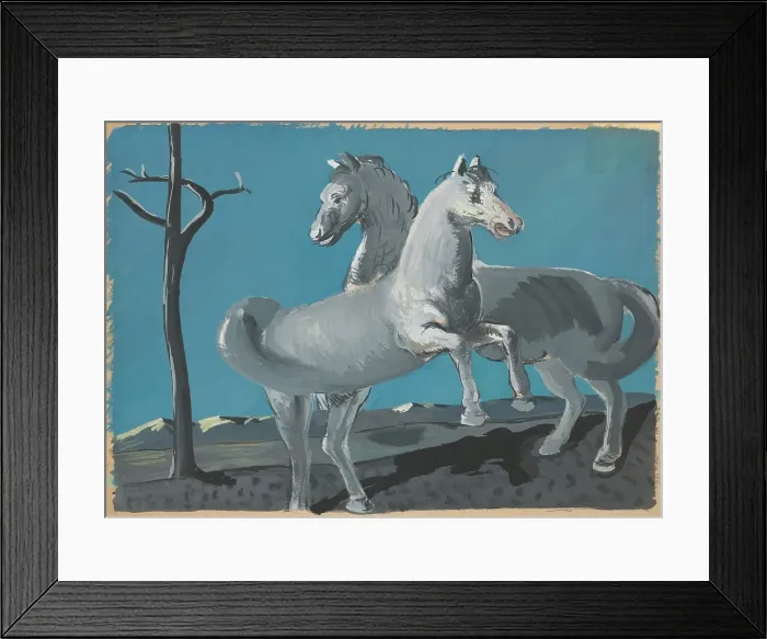 Framed Print : Horses, 1936-1937. Creator: Cyprian Majernik Framed Print : Horses, 1936-1937. Creator: Cyprian Majernik