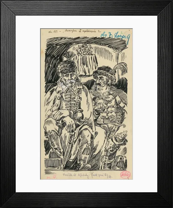 Framed Print : 2.- Two Yeomen, 1936. Creator: Andrej Kovacik