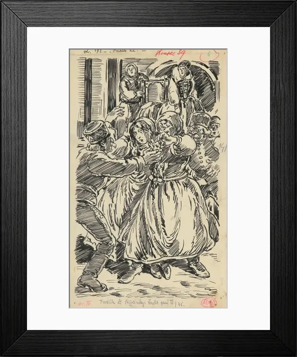 Framed Print : 6.- Kidnapping, 1936. Creator: Andrej Kovacik Framed Print : 6.- Kidnapping, 1936. Creator: Andrej Kovacik