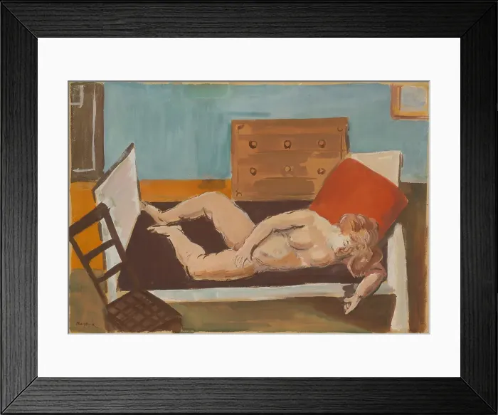 Framed Print : Nude, 1934. Creator: Cyprian Majernik Framed Print : Nude, 1934. Creator: Cyprian Majernik