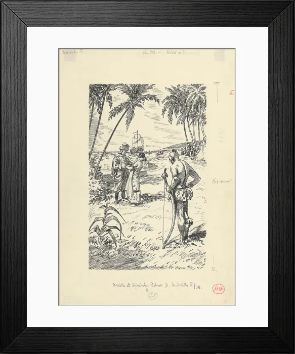 Framed Print : 5.-Will you come back?, 1953. Creator: Andrej Kovacik Framed Print : 5.-Will you come back?, 1953. Creator: Andrej Kovacik