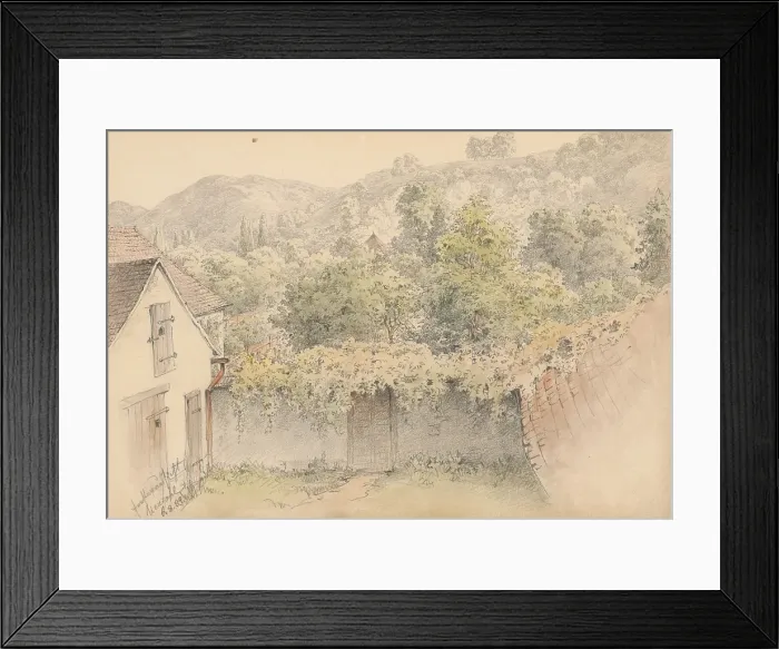 Framed Print : Banska Bystrica, 1884. Creator: Karoly Lajos Libay Framed Print : Banska Bystrica, 1884. Creator: Karoly Lajos Libay