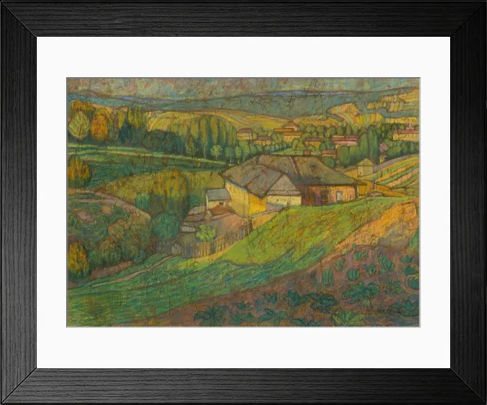 Framed Print : View of Kalvaria, 1910-1914. Creator: Konstantin Kovari-Kacmarik Framed Print : View of Kalvaria, 1910-1914. Creator: Konstantin Kovari-Kacmarik