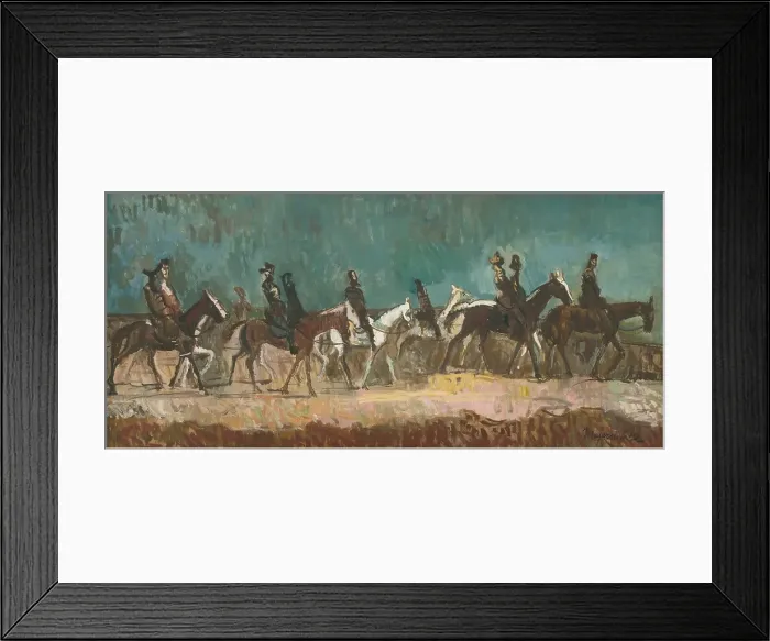 Framed Print : Foreign riders, 1942. Creator: Cyprian Majernik