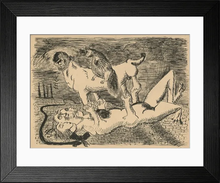 Framed Print : Dream, 1936-1937. Creator: Cyprian Majernik Framed Print : Dream, 1936-1937. Creator: Cyprian Majernik