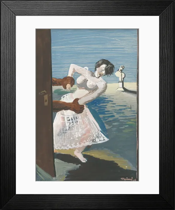 Framed Print : Embrace, 1936. Creator: Cyprian Majernik Framed Print : Embrace, 1936. Creator: Cyprian Majernik