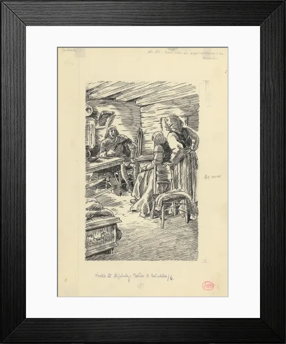 Framed Print : 29.-I spent ten years in ports and on the seas, 1953. Creator: Andrej Kovacik Framed Print : 29.-I spent ten years in ports and on the seas, 1953. Creator: Andrej Kovacik