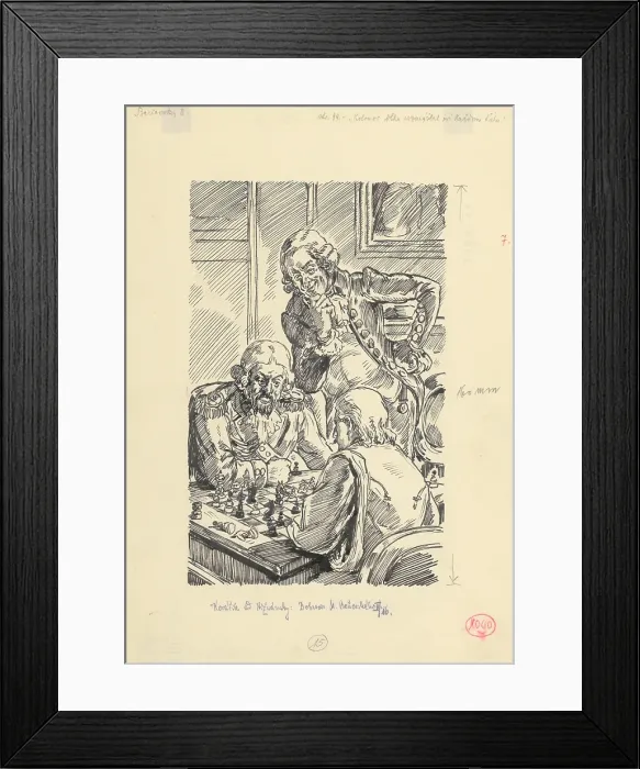 Framed Print : 23.- Kolosov thought long and hard about each move, 1953. Creator: Andrej Kovacik Framed Print : 23.- Kolosov thought long and hard about each move, 1953. Creator: Andrej Kovacik