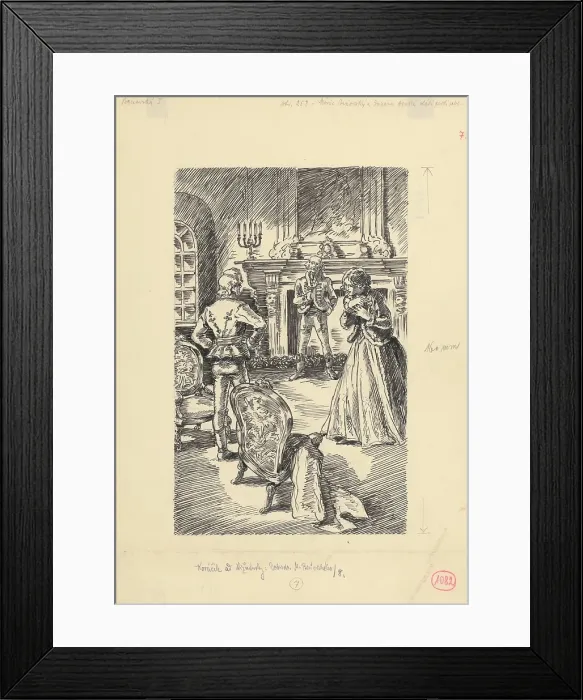Framed Print : 31.-Moric Benovsky and Zuzana Hanska faced each other, 1953. Creator: Andrej Kovacik Framed Print : 31.-Moric Benovsky and Zuzana Hanska faced each other, 1953. Creator: Andrej Kovacik