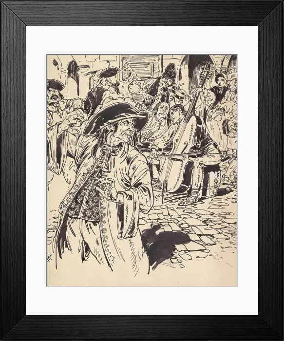 Framed Print : Illustration from 1919, 1919. Creator: Andrej Kovacik Framed Print : Illustration from 1919, 1919. Creator: Andrej Kovacik