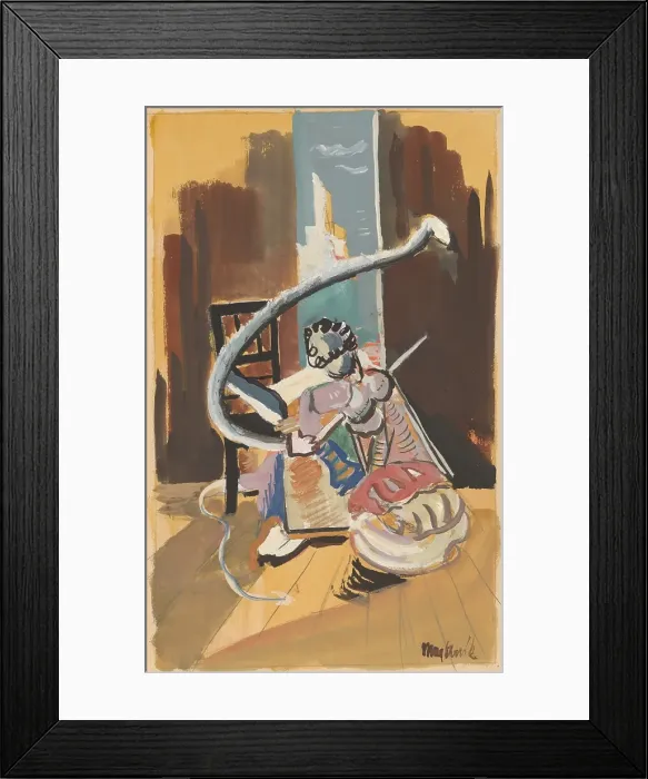 Framed Print : Study for a painting from a circus environment, around 1936. Creator: Cyprian Majernik Framed Print : Study for a painting from a circus environment, around 1936. Creator: Cyprian Majernik