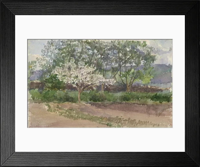 Framed Print : Blooming Tree, 1st half 20th century. Creator: Ladislav Mednyanszky