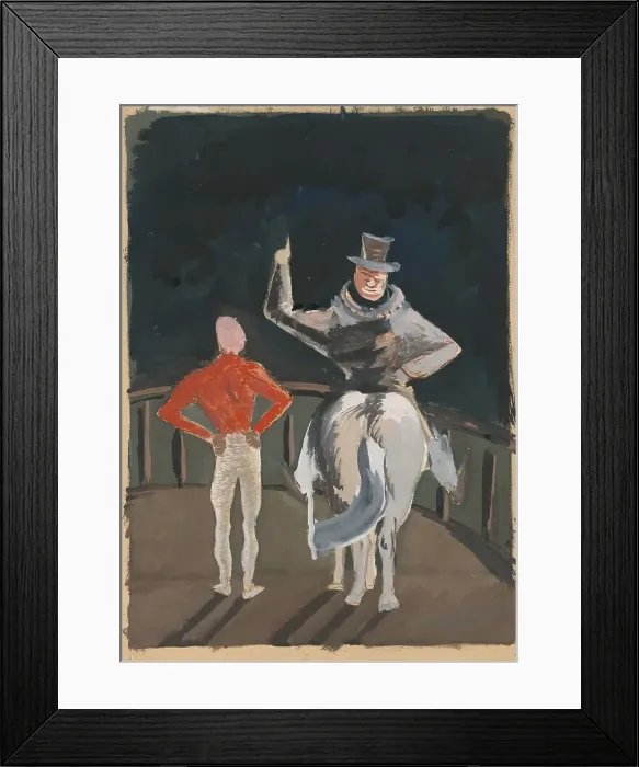 Framed Print : Circus motif, 1936-1937. Creator: Cyprian Majernik Framed Print : Circus motif, 1936-1937. Creator: Cyprian Majernik