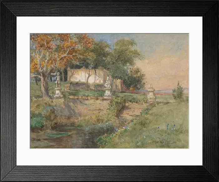 Framed Print : Park, 1900-1910. Creator: Felician Moczik Framed Print : Park, 1900-1910. Creator: Felician Moczik