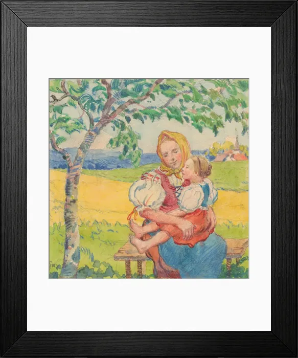 Framed Print : 18.- In mommy's arms, 1932. Creator: Gustav Mally. 18.- In mommy's arms, 1932. Creator: Gustav Mally Framed Print : 18.- In mommy's arms, 1932. Creator: Gustav Mally. 18.- In mommy's arms, 1932. Creator: Gustav Mally