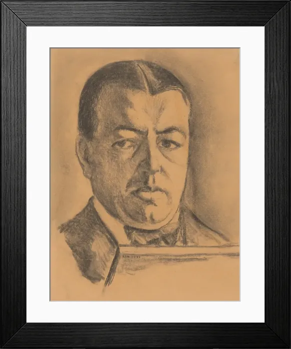 Framed Print : Portrait, 1927. Creator: Josef Arpad Murmann Framed Print : Portrait, 1927. Creator: Josef Arpad Murmann