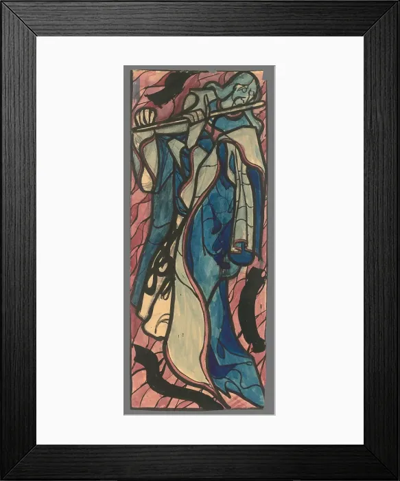 Framed Print : Fife player, 1940-1944. Creator: Jan Novak Framed Print : Fife player, 1940-1944. Creator: Jan Novak