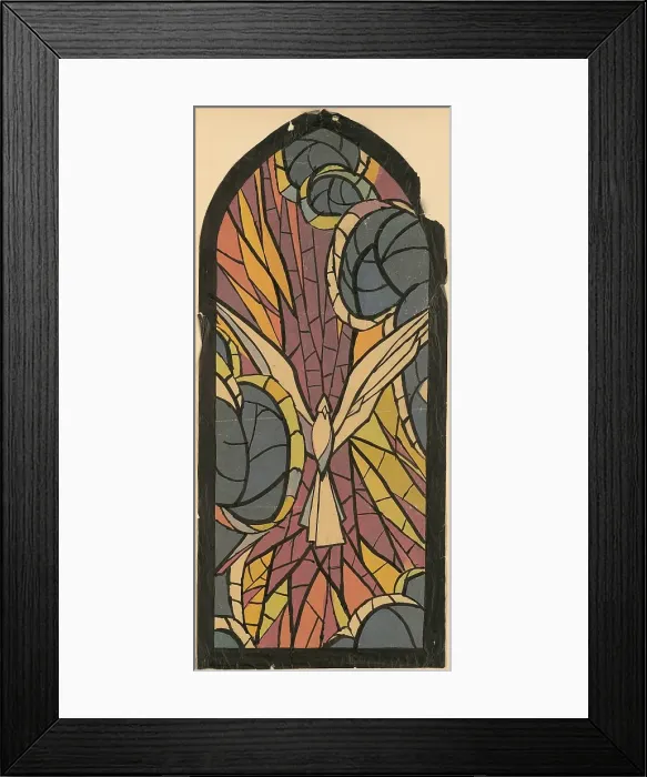 Framed Print : Design for a glass window III. 1940-1944. Creator: Jan Novak Framed Print : Design for a glass window III. 1940-1944. Creator: Jan Novak