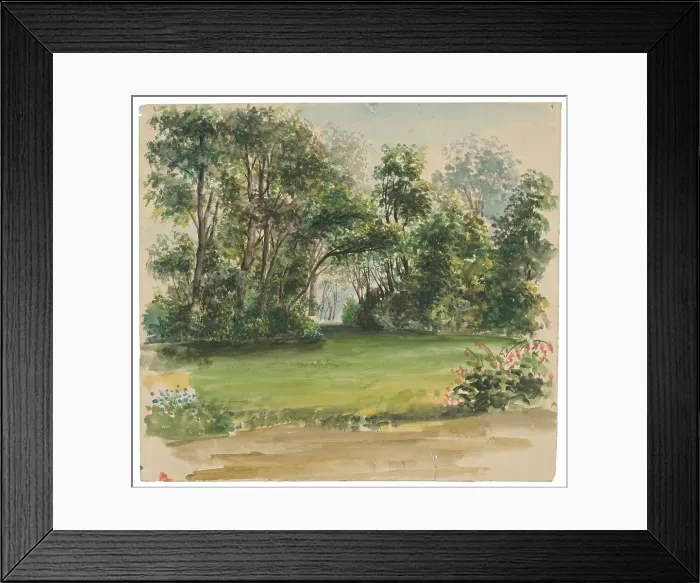 Framed Print : Park in Strazky, 1870 / 1880. Creator: Ladislav Mednyanszky Framed Print : Park in Strazky, 1870 / 1880. Creator: Ladislav Mednyanszky