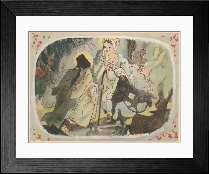 Framed Print : Escape to Egypt, 1940-1944. Creator: Jan Novak Framed Print : Escape to Egypt, 1940-1944. Creator: Jan Novak