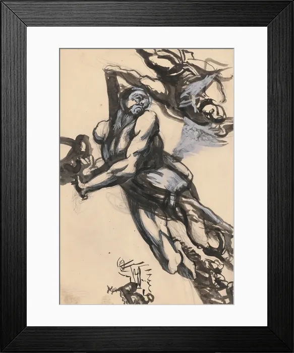 Framed Print : Figural composition, 1940 / 1944. Creator: Jan Novak Framed Print : Figural composition, 1940 / 1944. Creator: Jan Novak