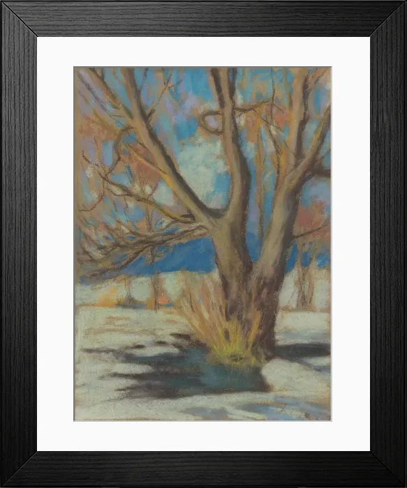 Framed Print : Study of a Bare Tree in Winter, 1934. Creator: Zolo Palugyay Framed Print : Study of a Bare Tree in Winter, 1934. Creator: Zolo Palugyay