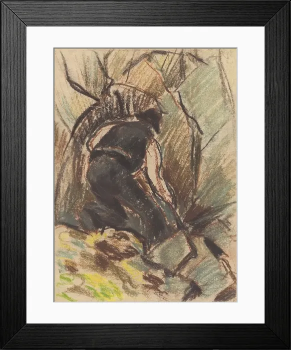 Framed Print : Mower, 1925-1933. Creator: Zolo Palugyay Framed Print : Mower, 1925-1933. Creator: Zolo Palugyay
