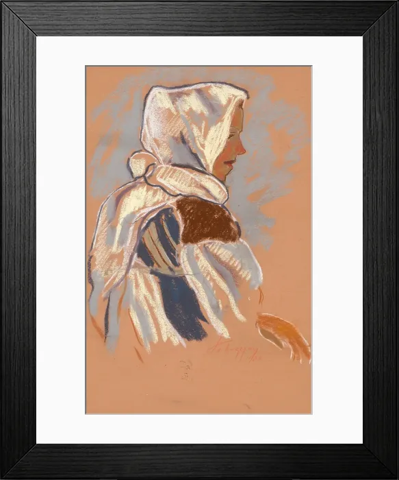 Framed Print : Horehronka, 1931. Creator: Zolo Palugyay Framed Print : Horehronka, 1931. Creator: Zolo Palugyay