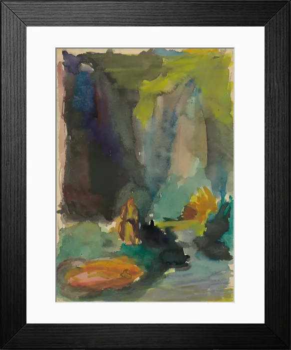 Framed Print : At the river, 1940-1944. Creator: Jan Novak Framed Print : At the river, 1940-1944. Creator: Jan Novak