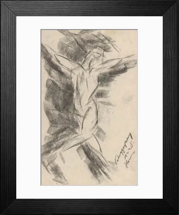 Framed Print : Dance, 1923. Creator: Zolo Palugyay Framed Print : Dance, 1923. Creator: Zolo Palugyay