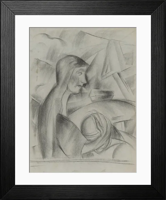 Framed Print : Maternal embrace, 1928-1932. Creator: Zolo Palugyay Framed Print : Maternal embrace, 1928-1932. Creator: Zolo Palugyay