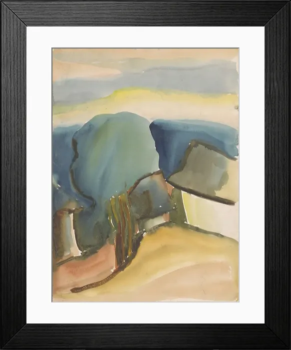 Framed Print : Grun, 1929. Creator: Zolo Palugyay Framed Print : Grun, 1929. Creator: Zolo Palugyay