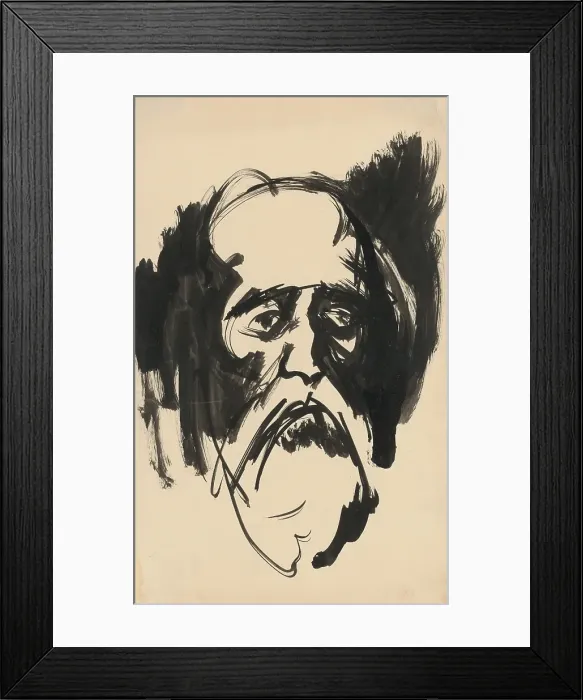 Framed Print : Head, 1940-1944. Creator: Jan Novak Framed Print : Head, 1940-1944. Creator: Jan Novak