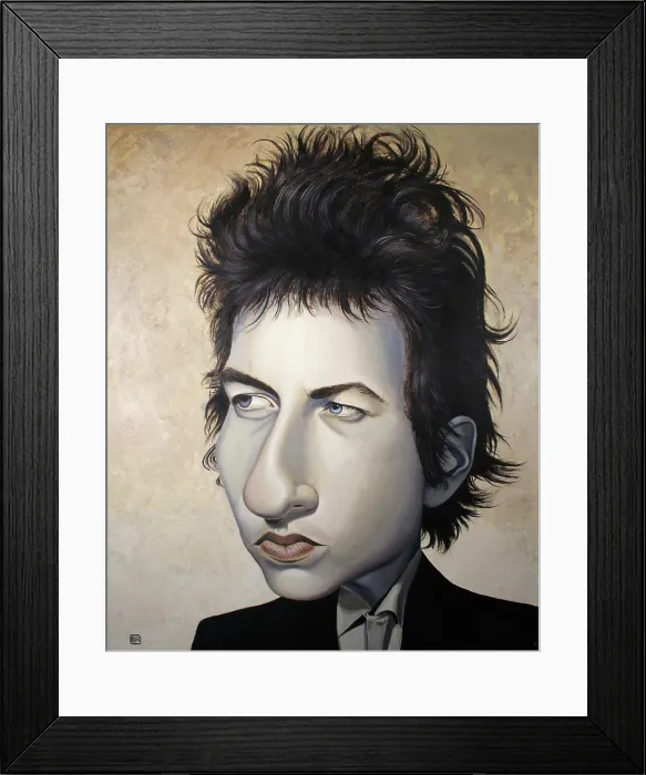 Framed Print : Bob Dylan. Creator: Dan Springer Framed Print : Bob Dylan. Creator: Dan Springer