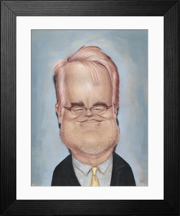 Framed Print : Philip Seymour Hoffman. Creator: Dan Springer Framed Print : Philip Seymour Hoffman. Creator: Dan Springer